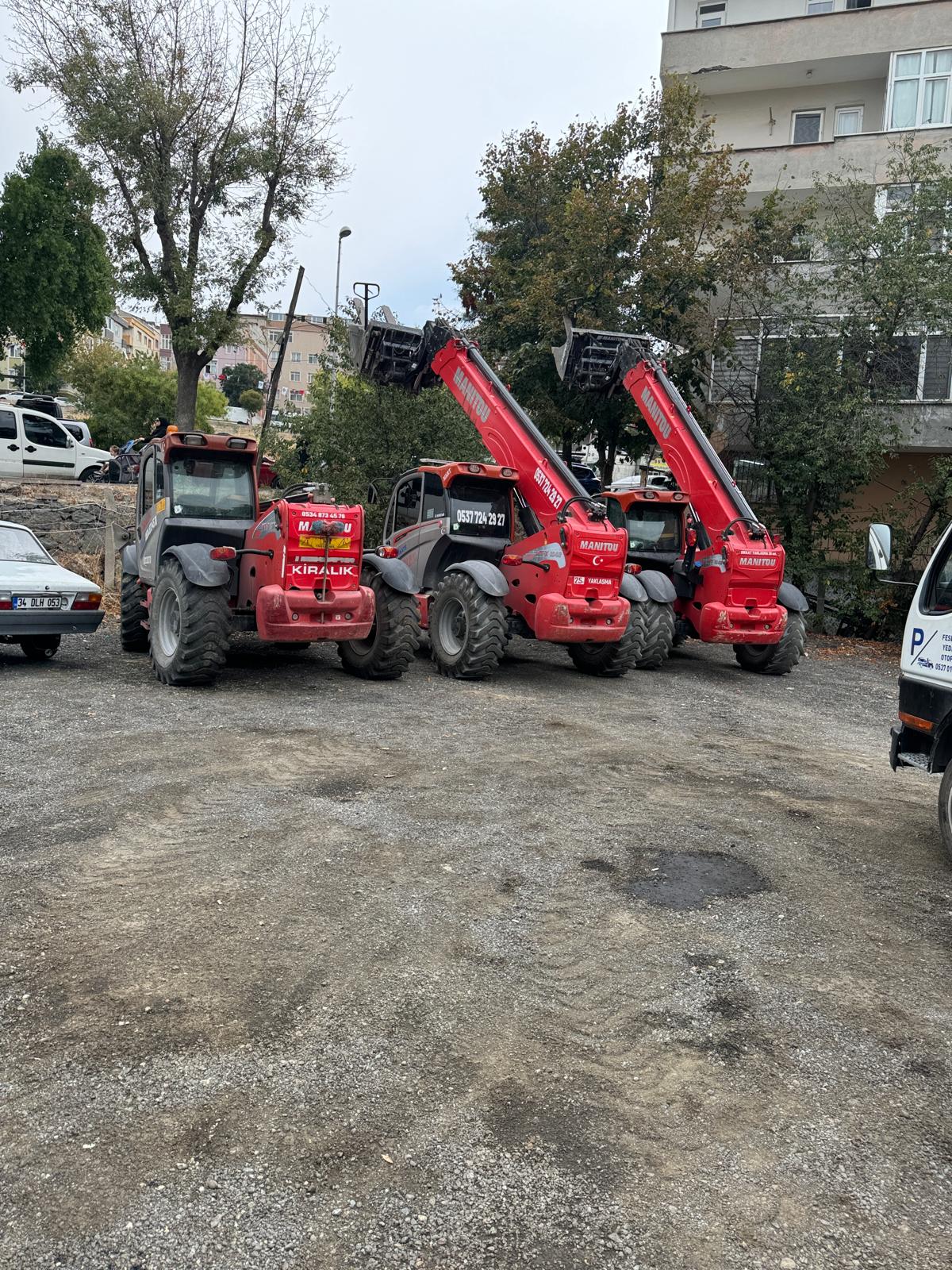 Kiralık Manitou filosu
