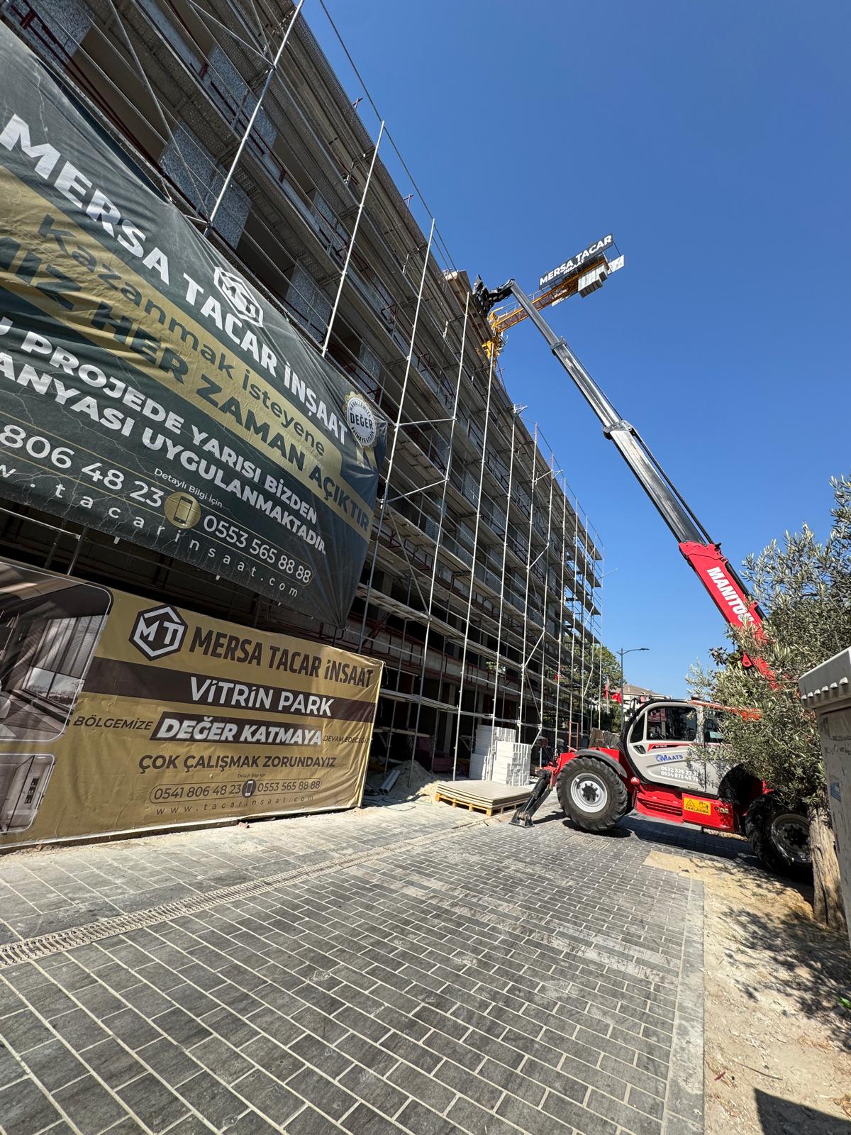 Manitou bom uzatma yüksek kat